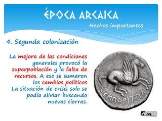 La edad oscura y la época arcaica de Grecia