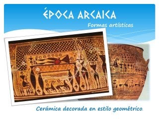 La edad oscura y la época arcaica de Grecia