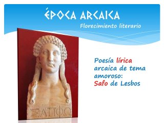 La edad oscura y la época arcaica de Grecia