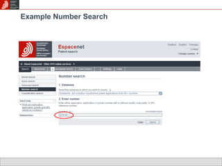 Example Number Search 