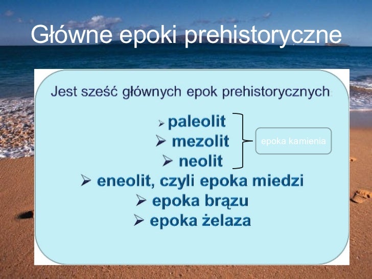 Epokiprehistoryczne