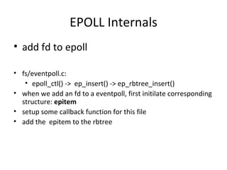 Epoll - from the kernel side | PPT