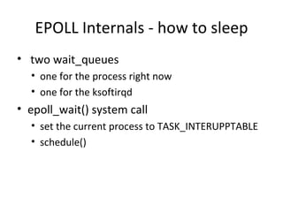 Epoll - from the kernel side | PPT