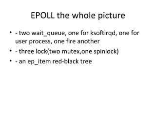 Epoll - from the kernel side | PPT