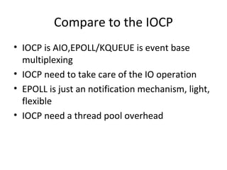 Epoll - from the kernel side | PPT