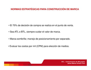 BTL - Comunicación de 360 grados