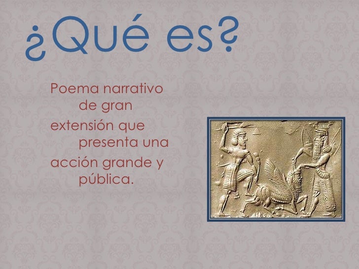 Presentacion de epopeya