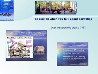 Over welk portfolio praat u ???? Be explicit when you talk about portfolios 