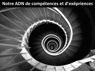 Notre ADN de compétences et d ’ exépriences 