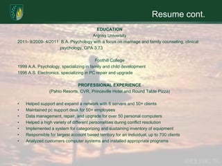 Able to counsel with a high degree of subjectivity