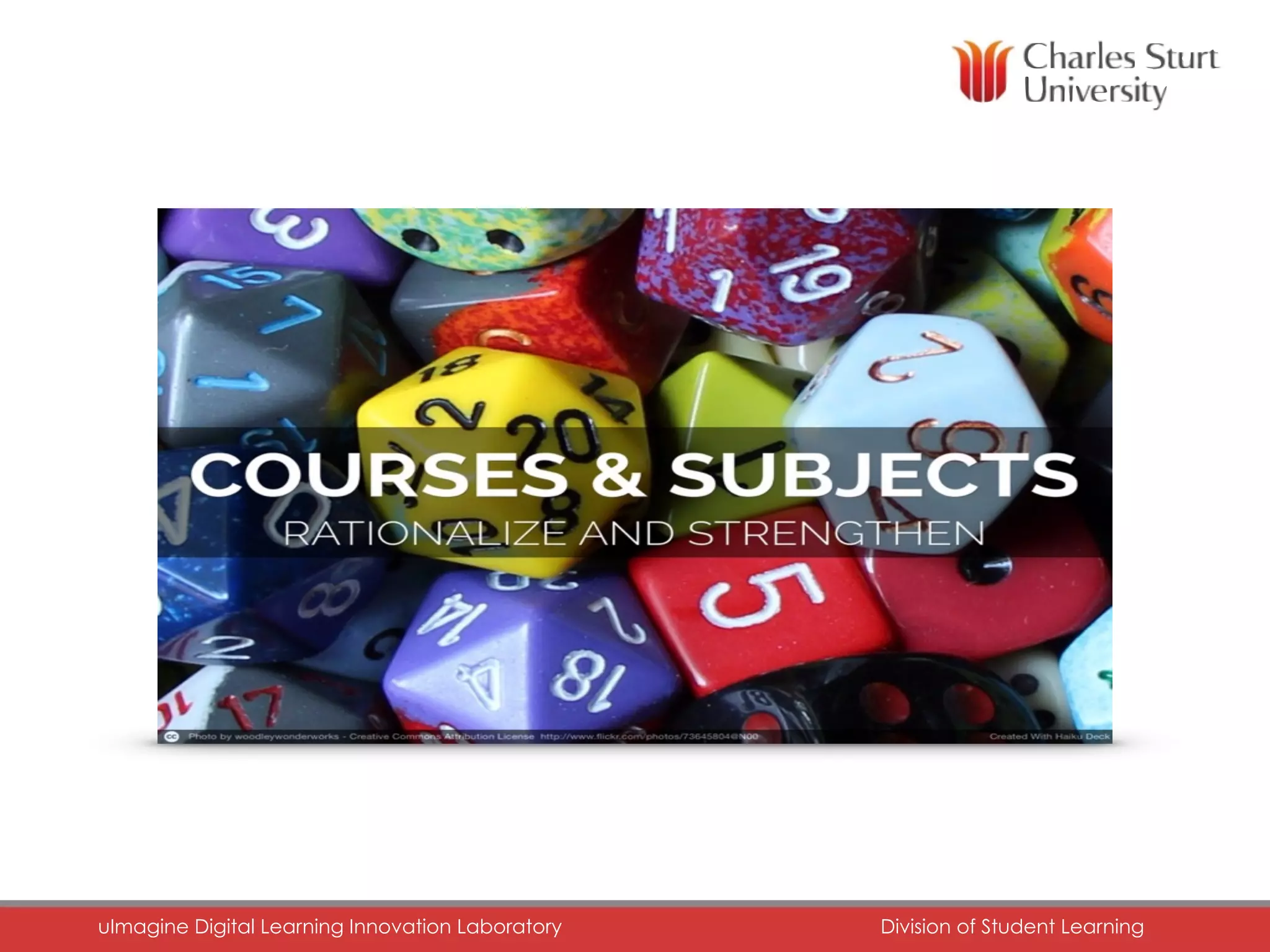 uImagine Digital Learning Innovation Laboratory	 Division of Student Learning	
 