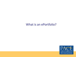 E portfolio introduction[1] | PPT