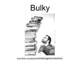 Bulky www.flickr.com/photos/55046645@N00/349046546  