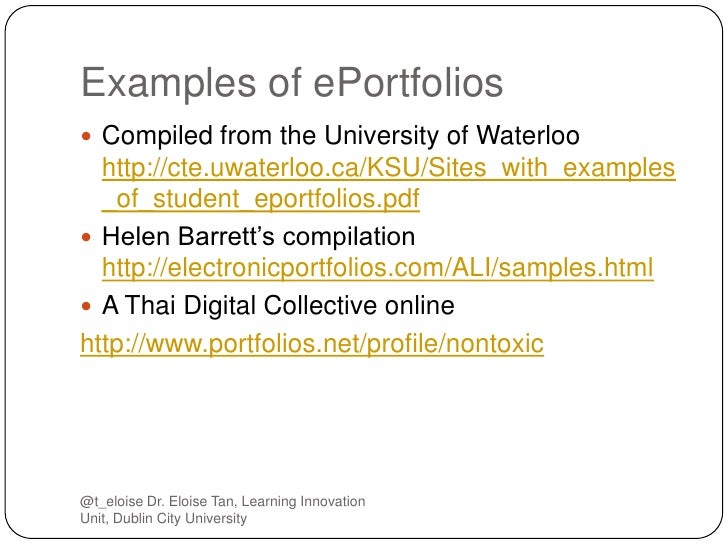 ePortfolios Advantages and Disadvantages for assessment