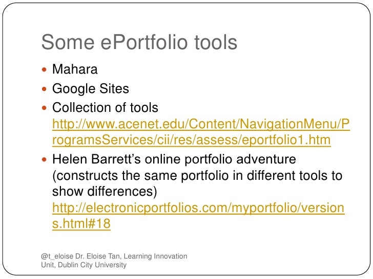 ePortfolios Advantages and Disadvantages for assessment