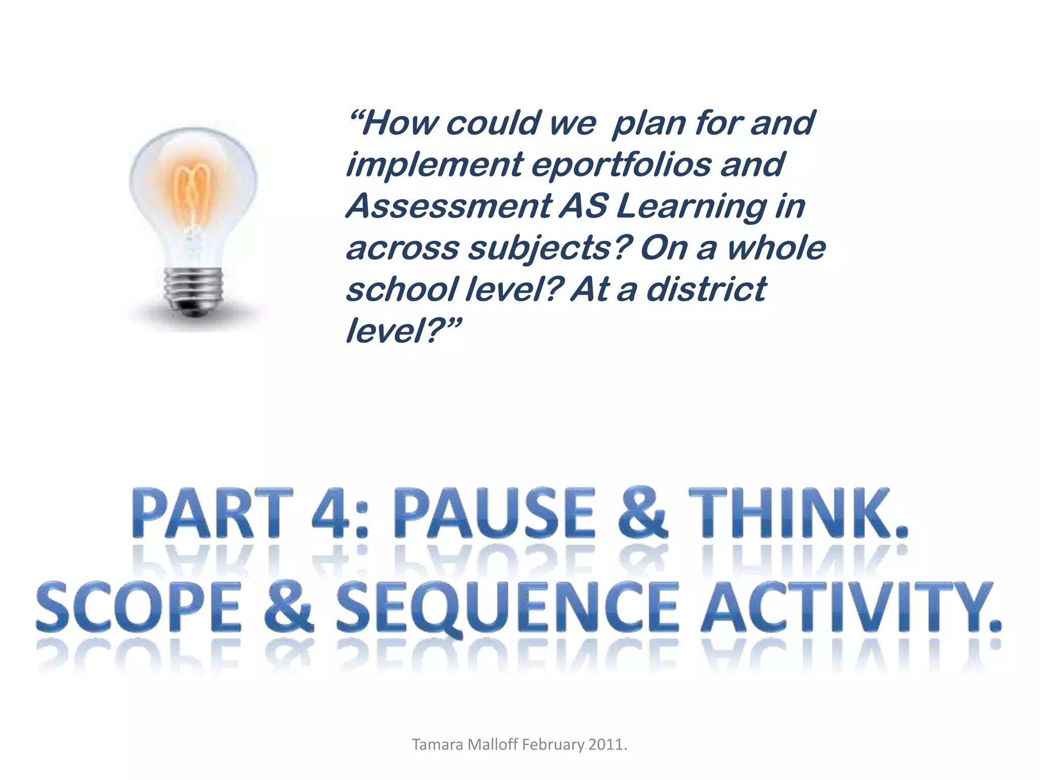 Structures to Support Eports.Teacher teams collaborating & talking about learners and learning