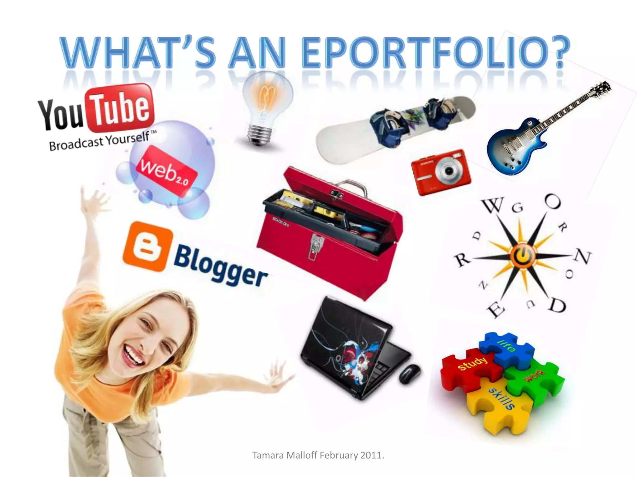 What’s an eportfolio?Tamara Malloff February 2011.