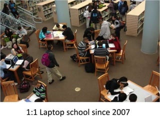 1:1 Laptop school since 2007