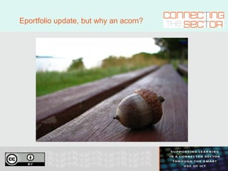 Eportfolio update, but why an acorn? 