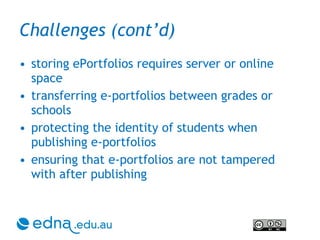 Publishing Eportfolio ePortfolios and information literacy | PPT