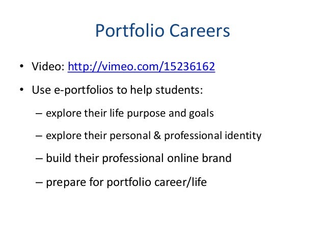 portfolio careers