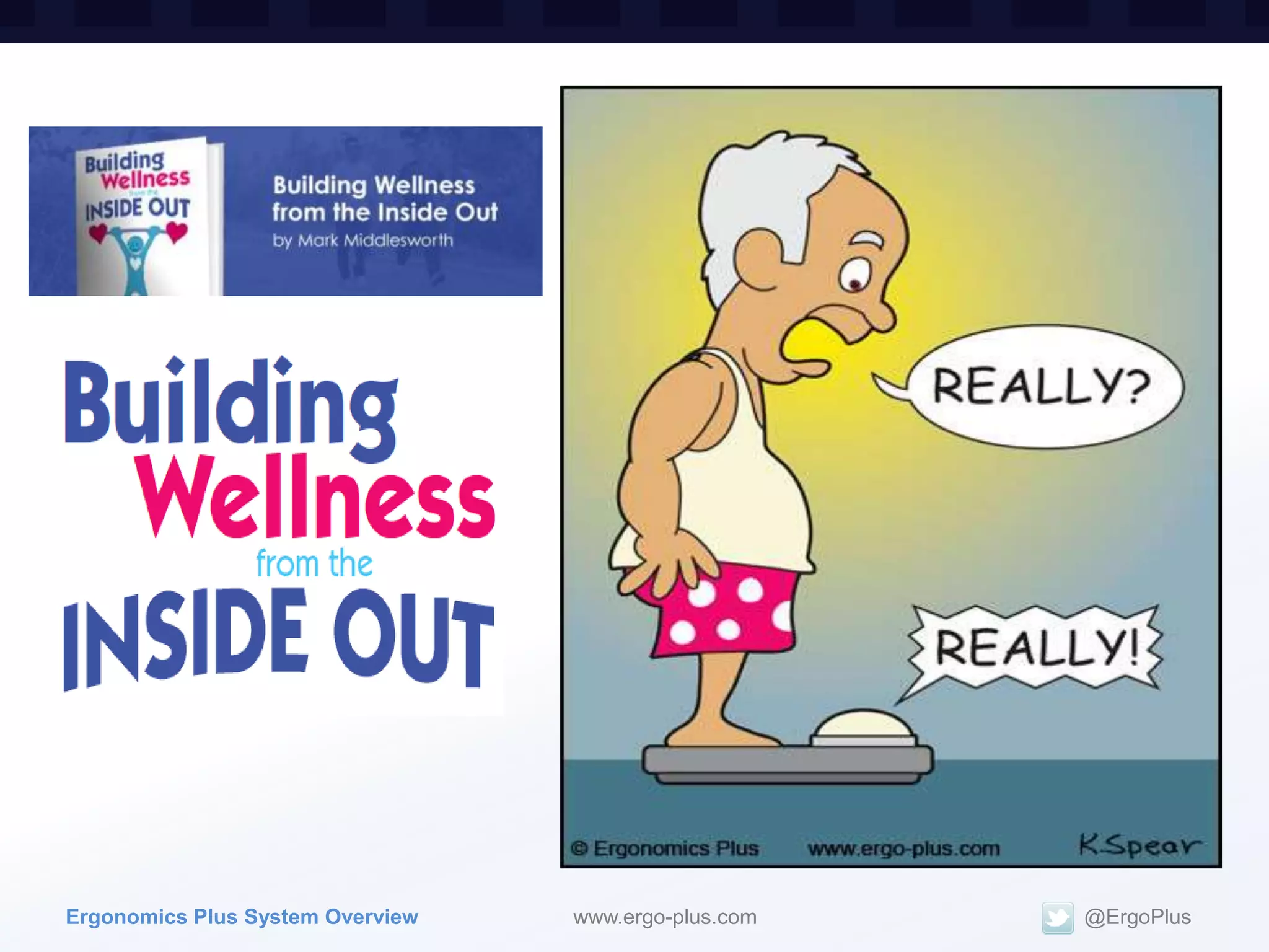 Ergonomics Plus System Overview   www.ergo-plus.com   @ErgoPlus
 