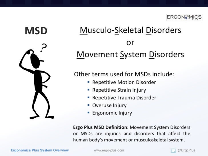 MSD Prevention Process Overview
