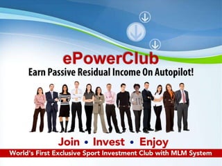 ePowerClub Earn Passive Residual Income On Autopilot! Powerpoint Templates 