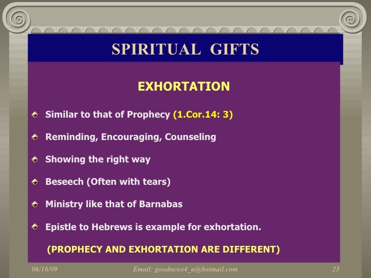 What Spiritual Gifts are?