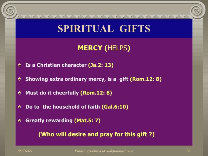 What Spiritual Gifts are?