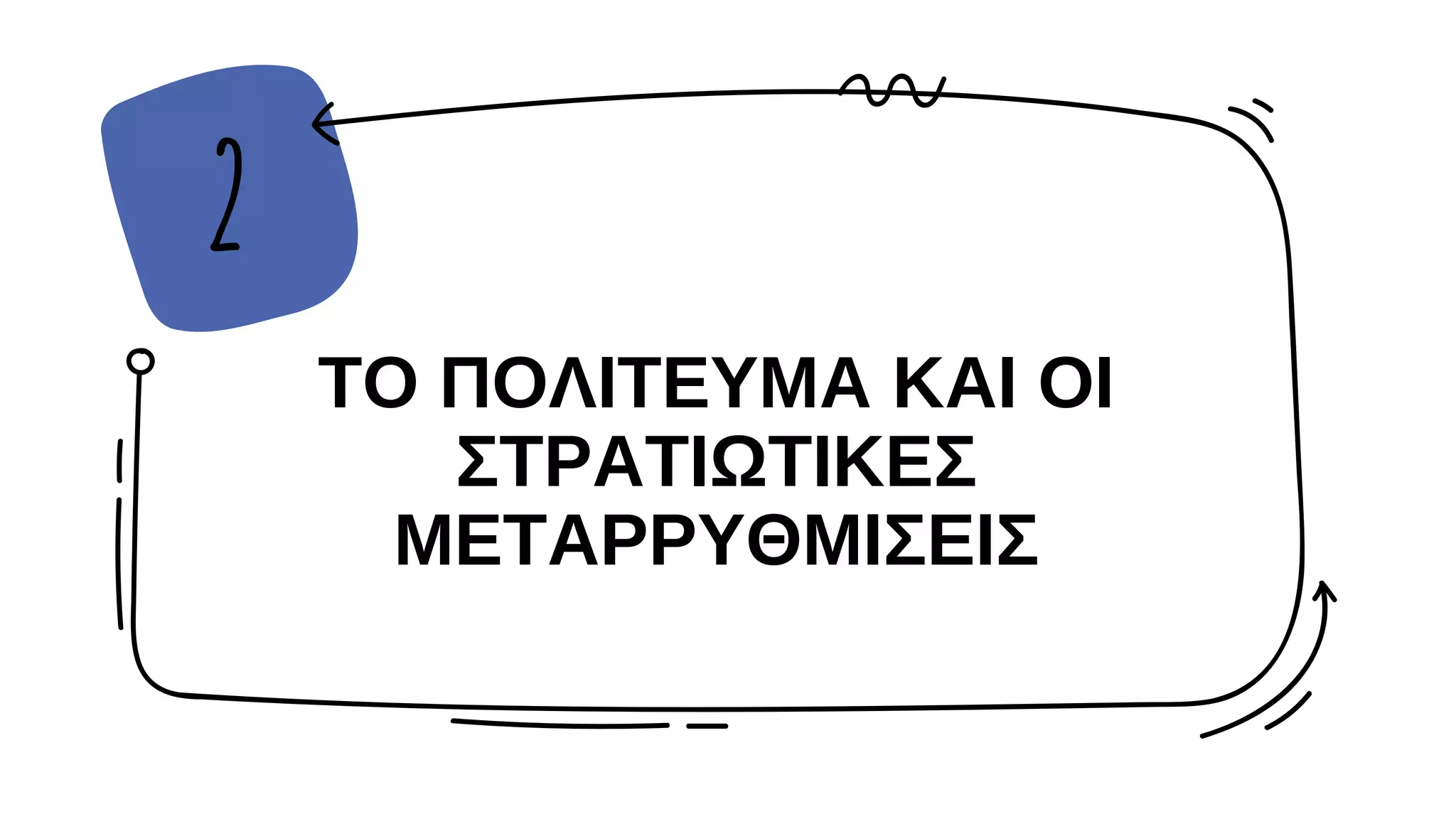 ΤΟ ΠΟΛΙΤΕΥΜΑ ΚΑΙ ΟΙ
ΣΤΡΑΤΙΩΤΙΚΕΣ
ΜΕΤΑΡΡΥΘΜΙΣΕΙΣ
2
 