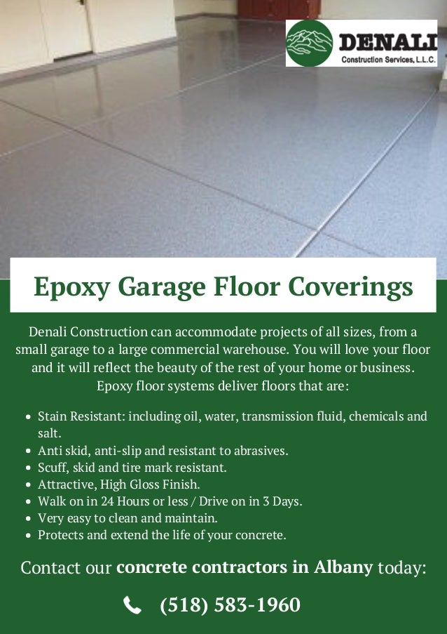 Beautiful Epoxy Garage Floor Coverings By Denali Construction