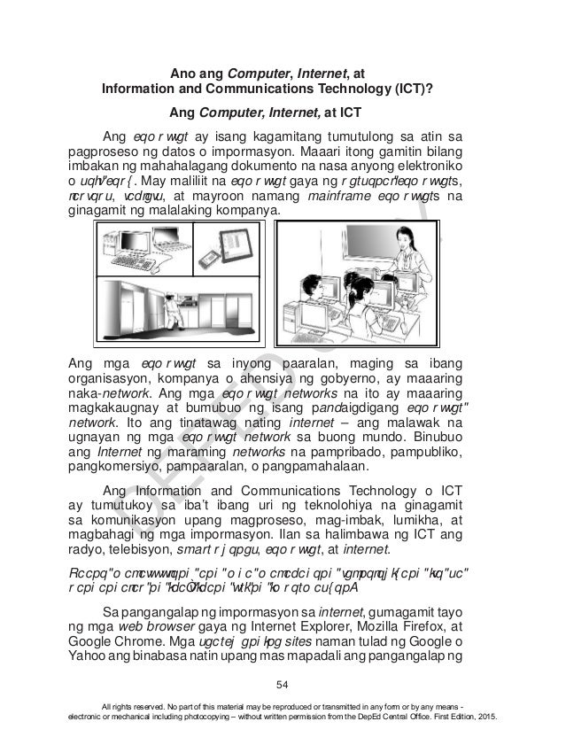 K TO 12 GRADE 4 LEARNER’S MATERIAL IN EPP (Q1Q4)