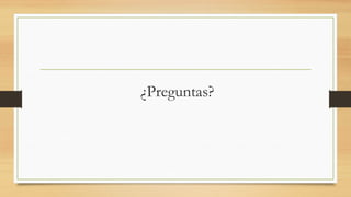 ¿Preguntas?
 