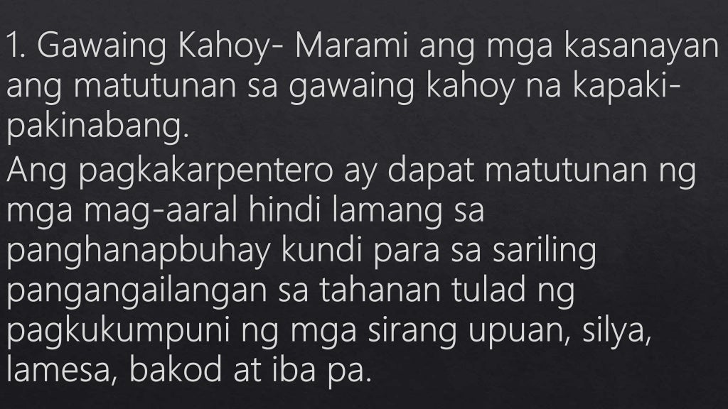 Epp 6 industrial arts 3rd quarter mga gawaing pangindustriya