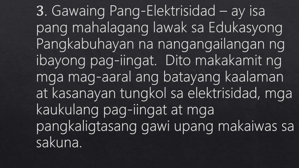 Epp 6 industrial arts 3rd quarter mga gawaing pangindustriya