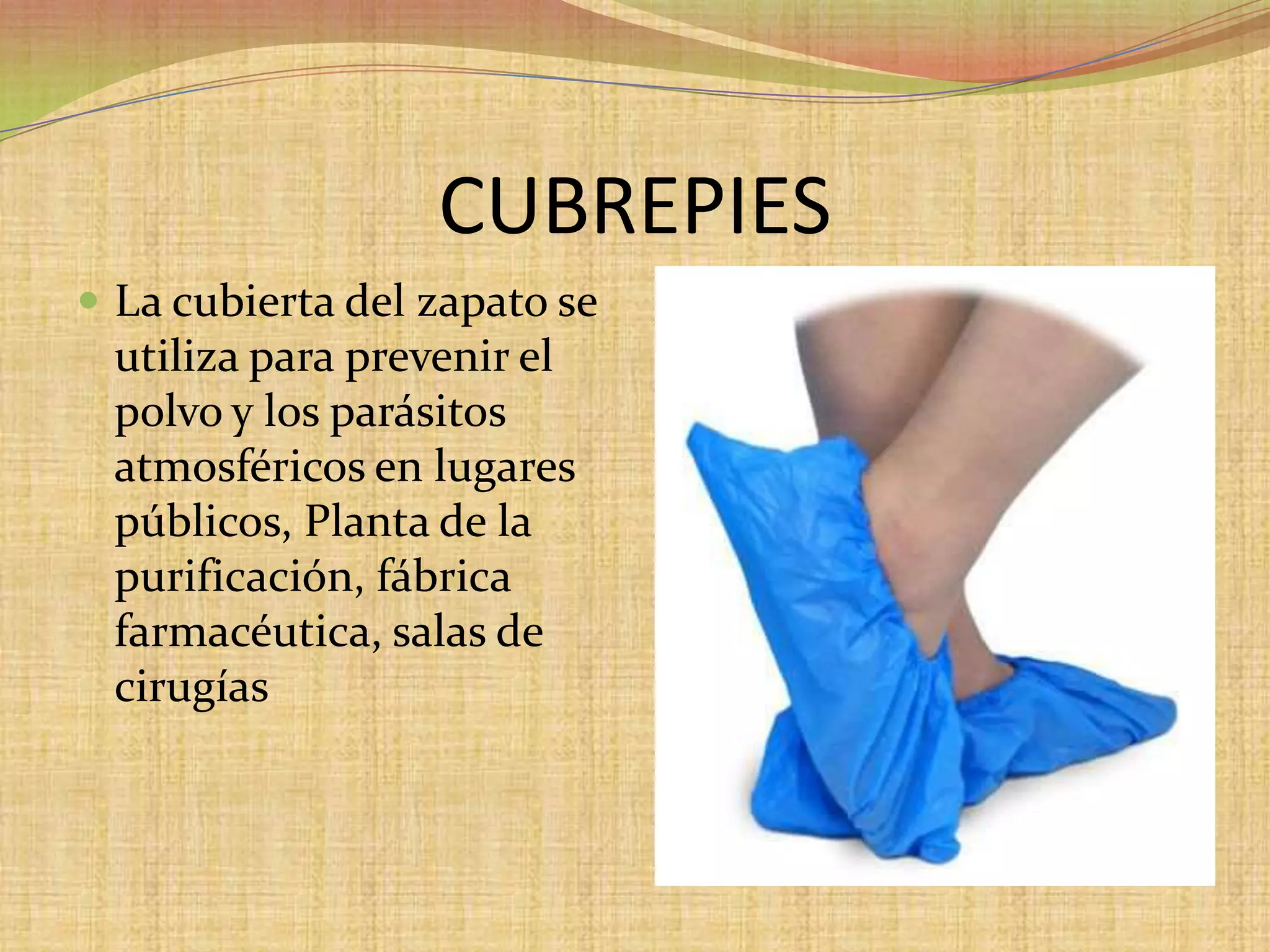 CUBREPIESLa cubierta del zapato se utiliza para prevenir el polvo y los parásitos atmosféricos en lugares públicos, Planta de la purificación, fábrica farmacéutica, salas de cirugías