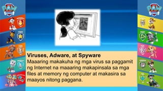 Computer Text Describe It Tagalog EPP-TLE 4_Q1 1 naipaliliwanag ang kahalagahan ng computer at iba pang ...