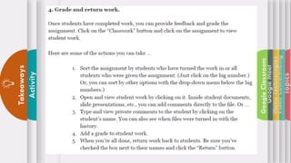 Topics
Video
Conferencing
Menu
Technologies
Google
Meet
Google
Classroom
Activity
Takeaways
 
