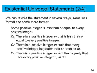 Speaking Mathematically Slide from a discrete math course | PPTX