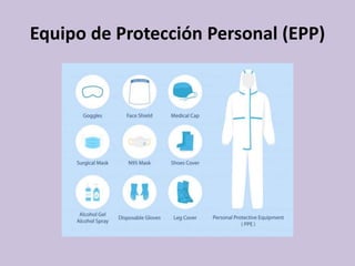 Equipo de Protección Personal (EPP)
 