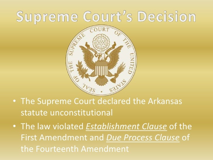 Epperson V. Arkansas