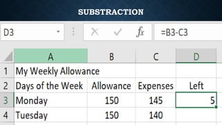 SUBSTRACTION
 