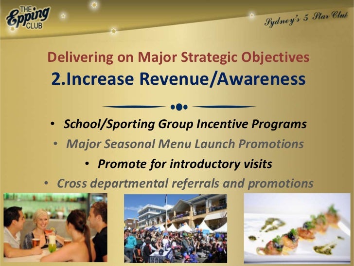 Sales & Marketing at The Epping Club