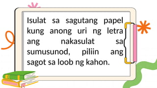 Iba't Ibang Uri ng Lettering Styles at mga Gabay sa Pagleletra | PPTX