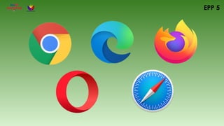EPP WEEK 1 DAY 1.pptx June 24, 2025 Mga Kahalagayan ng Web Browser | PPTX
