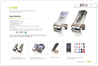 Qi wireless charging for iphone6 or iphone6 plus