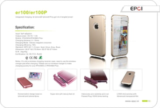 Qi wireless charging for iphone6 or iphone6 plus