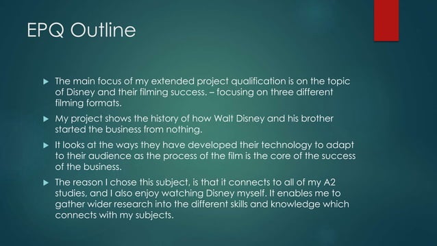 Epq project presentation | PPTX | Screenwriting | Content Production