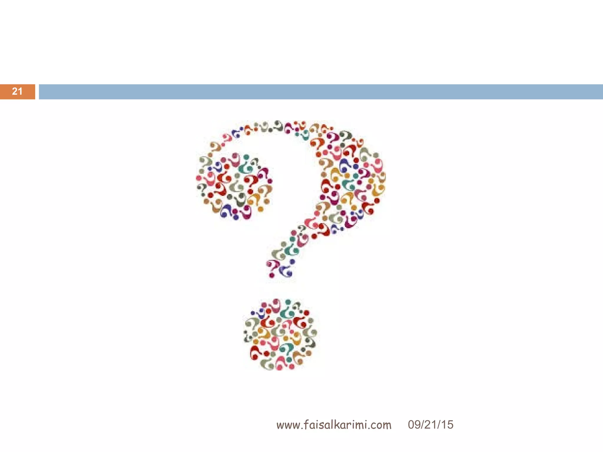 09/21/15www.faisalkarimi.com
21
 